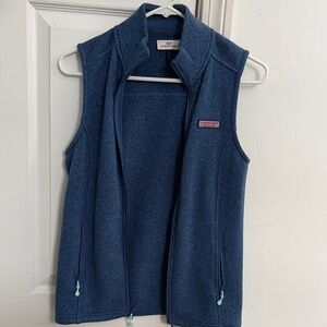 Vineyard Vines Heathered Blue Vest